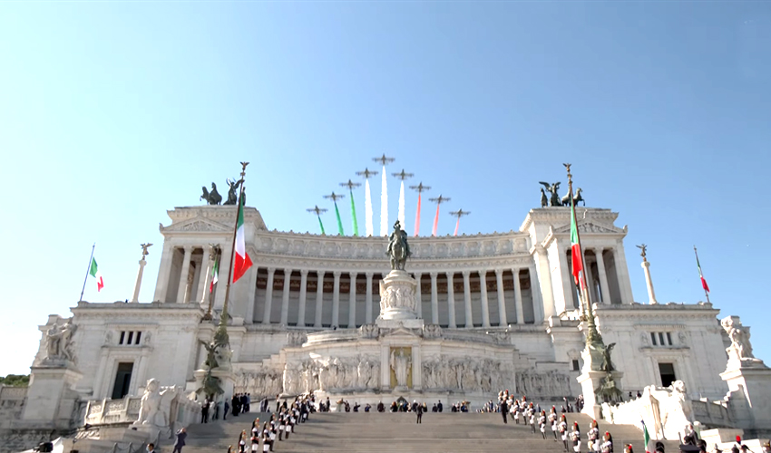 Festa Della Repubblica La Cerimonia AllAltare Della Patria Tg10 It